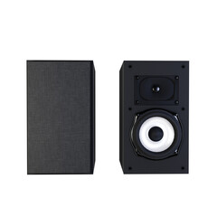 Obraz premium Audio speaker isolated on transparent background. PNG.