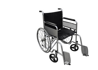Fototapeta na wymiar wheelchair isolated on white background
