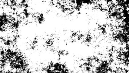 Scratch grunge urban background, transparent grunge texture overlay, vector