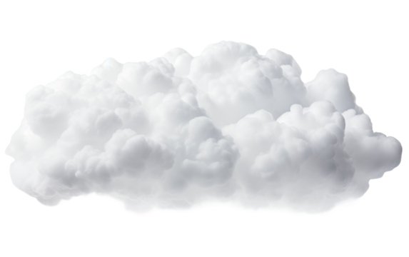 Whimsical Altocumulus Clouds Adorn the Sky on Transparent or clear Background PNG - Powered by Adobe