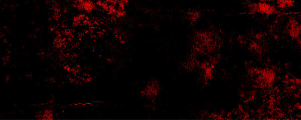 Distressed red grunge texture on a dark background, vector