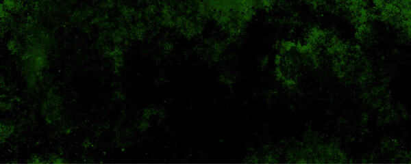 Scratch grunge urban background, distressed green grunge texture on a dark background, vector