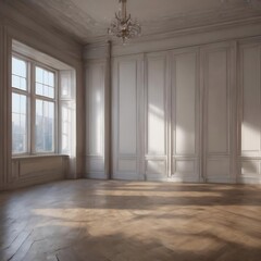 Empty room with windows