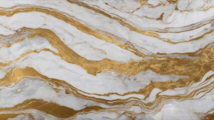 Golden white marble textured background