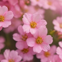 Beautiful tender gentle delicate flower background with small pink flowers. horizontal. copy space.