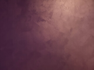 Brown Venetian plaster Wall Background with spotlight.
