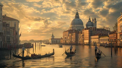 Poster venice at sunset © gabriele