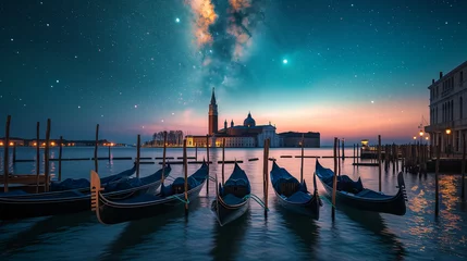 Poster venice at night © gabriele