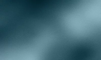 Poster Dark blue mint sea teal jade emerald turquoise light blue abstract silk background. Color gradient blur. Rough grunge grain noise. Brushed matte shimmer. Metallic foil effect. Design. Template. Empty. © AMK 
