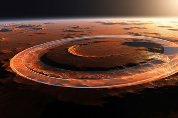 space fantasy Architecture. Generative Ai