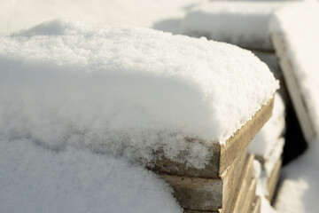 winter schnee garten weiß kälte frost zaun