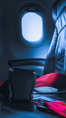 Airplane seat and belt