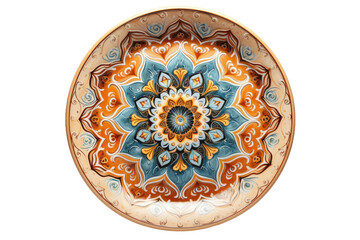 Mandala Pottery Isolated On Transparent Background