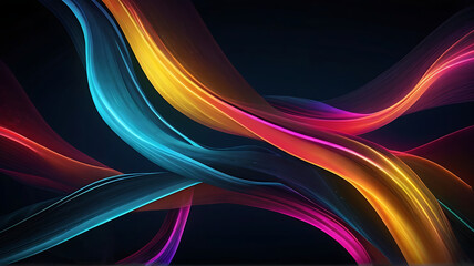 Neon Waves Background abstract wallpaper