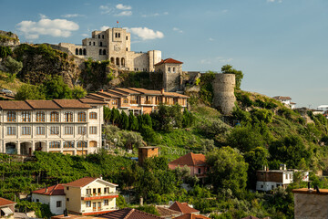the fortress of Kruja in Albania - obrazy, fototapety, plakaty