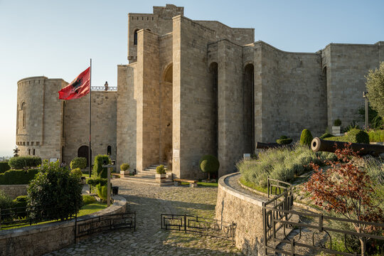 the fortress of Kruja in Albania
