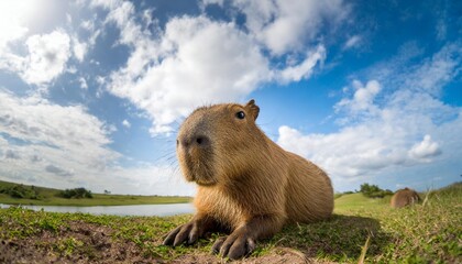 capybara lying