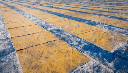old covering on a sports ground as an abstract background texture