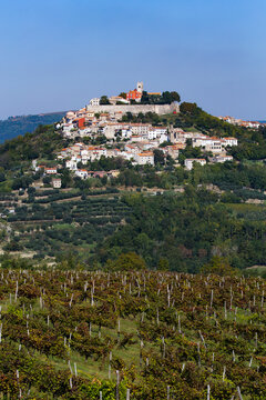 Long distance view, Motovun, Croatia