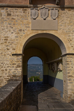 New Gate with Shields, 16th Century, Motovun, Central Istria, Croatia