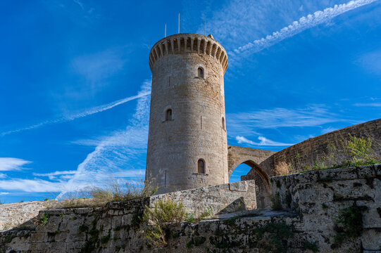 Bellver Castle, Palma, Mallorca, Balearic islands, Spain, Mediterranean