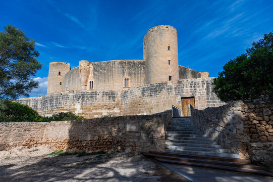 Bellver Castle, Palma, Mallorca, Balearic islands, Spain, Mediterranean