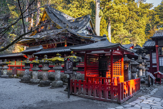 Futarasan Temple in Nikko, UNESCO World Heritage Site, Nikko, Tochigi, Honshu, Japan