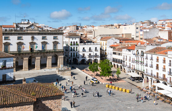 Plaza Mayor, Caceres, Extremadura, Spain