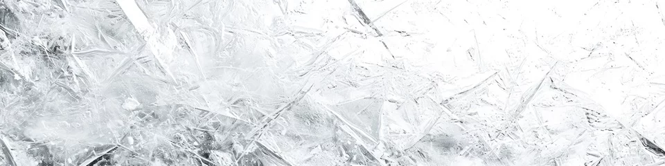 Foto op Plexiglas White ice background with abstract texture © SwiftCraft