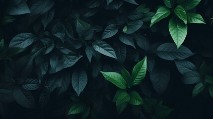 Fototapeta na wymiar green leaves frame