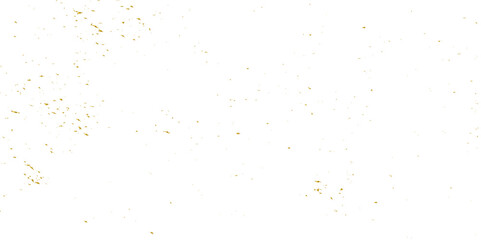 Fototapeta na wymiar Luxury gold sparkle confetti glitter and zigzag ribbon falling down on transparent background.