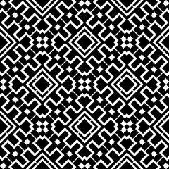 White background with black pattern. Seamless texture for fashion, textile design,  on wall paper, wrapping paper, fabrics and home decor. Simple repeat pattern.