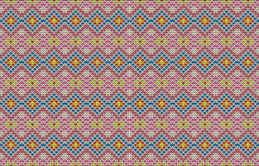 Ethnic monochrome seamless pattern. Background with Aztec geometric patterns. Print with a tribal theme. Fabric from the Navajo people. Abstract wallpaper in a modern style. Illustration in vector 