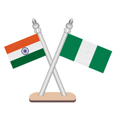 india nigeria flag