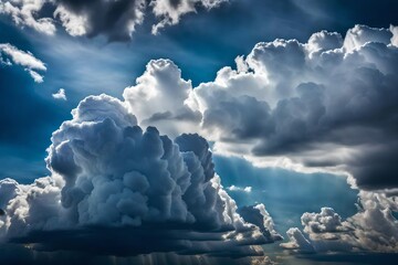 sky with clouds  Generated Ai