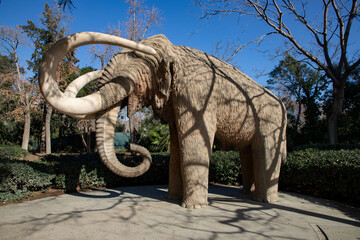 Mammoth. The mammoth of the Ciutadella park, in Barcelona, a city in Spain.