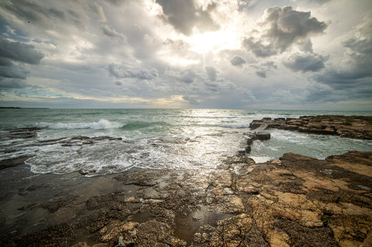 The coast of the Istrian peninsula in the camp Zlatorog