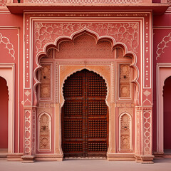 Ornamental door in India
