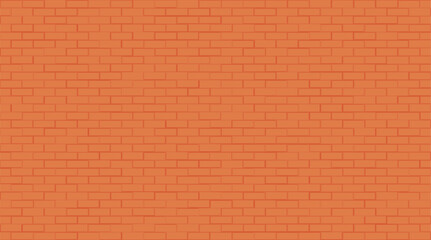 Brown brick wall background. Abstract geometric pattern