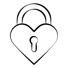 Heart Lock Icon
