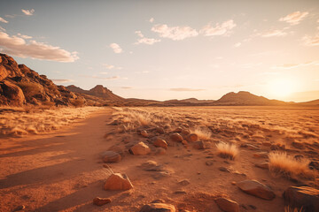 Golden Hour at the Northern Cape, South Africa. 