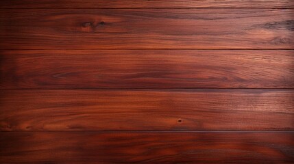 A seamless mahogany wood texture offering an expansive text space, ideal for a sophisticated and refined website banner - Generative AI