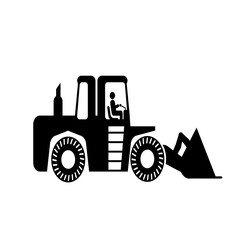 tractor isolated on white background