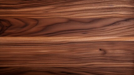 Fototapeta premium A seamless and polished walnut wood texture offering an expansive text space, ideal for a sophisticated and refined website banner - Generative AI