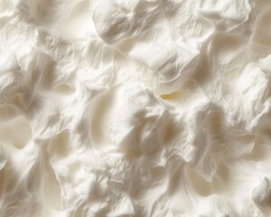 Fototapeta premium Closeup Of Comforting, Fluffy White Marshmallow Background Texture