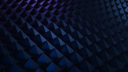 3D Rendering abstract dark blue technology background with purple light Dark wallpaper