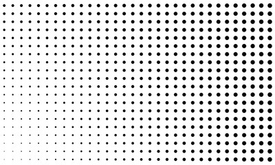 Vector Black Color Halftone Background Dot Pattern Transparent Image Filter Overlay Effect