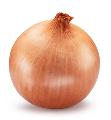 Onion bulb isolated on white background. File contains clipping path.