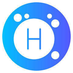 vitamin h gradient icon