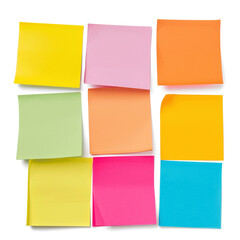 Fototapeta premium colored sticky notes